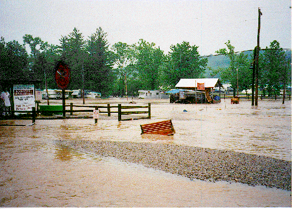 Flooded Range at Friendship, Indiana, USA