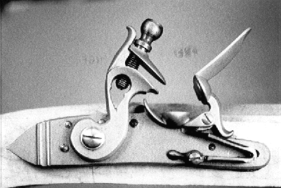 Fig. 8) The RPL could be pressed into the existing mortise for the Russ Hamm lock, indicating a relatively easy transplant operation.
