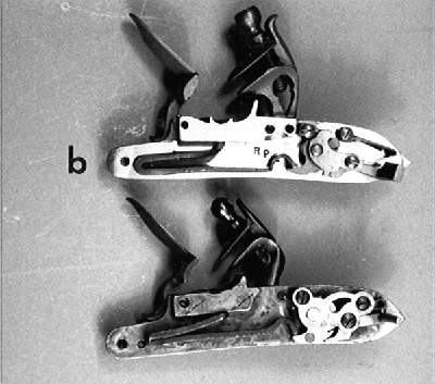 Fig. 1) The RPL locks (a) and (b) have exterior dimensions that are very close to those of the locks they were designed to replace.