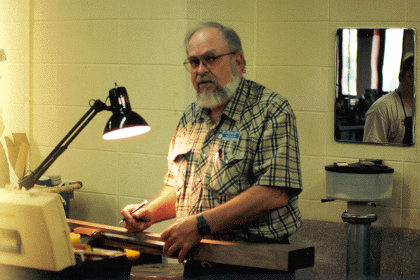 Ron Ehlert's course on stocking the German Jaeger was a popular class.