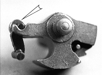 Fig. 6) The design of the stirrup cradle in the RPL lock keeps it secure during operation, yet allows easy removal.